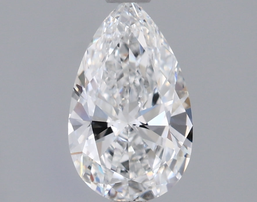 0.99 Carat Pear Shaped, Ideal Cut, D Color, VVS2 Clarity, IGI Certified Lab Grown Diamond
