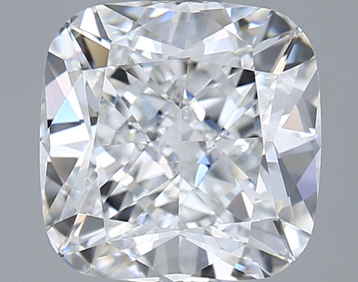 2.49 Carat Cushion Shaped, Ideal Cut, D Color, VVS2 Clarity, IGI Certified Lab Grown Diamond