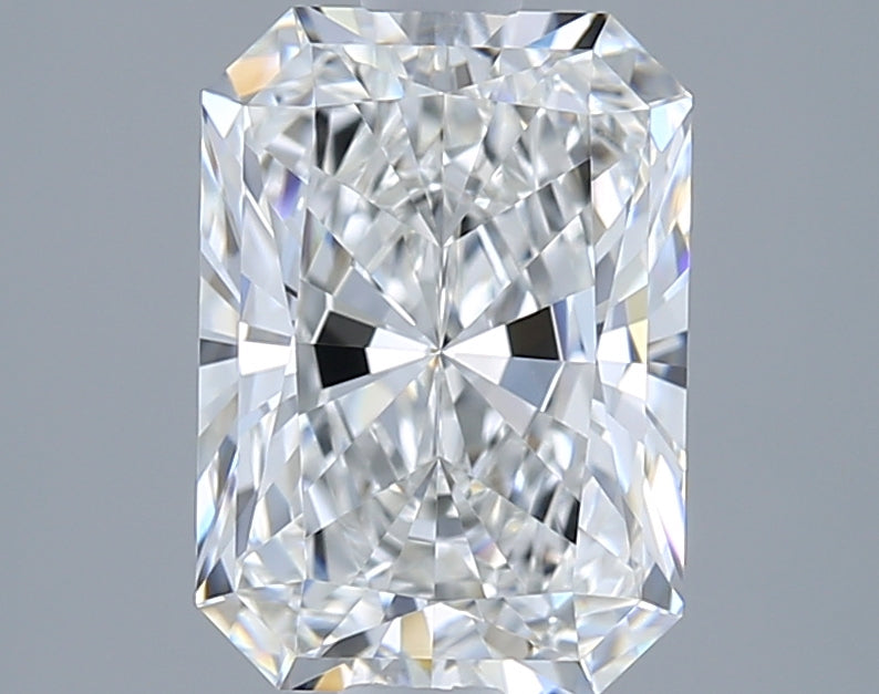 1.91 Carat Radiant Shaped, Ideal Cut, D Color, VS1 Clarity, IGI Certified Lab Grown Diamond