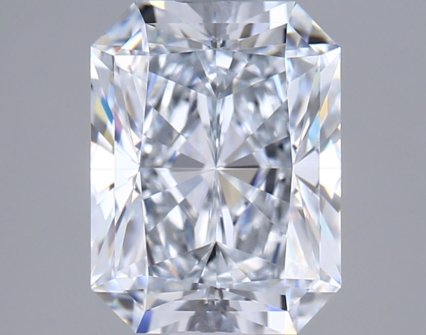 2.02 Carat Radiant Shaped, Ideal Cut, F Color, VVS2 Clarity, IGI Certified Lab Grown Diamond
