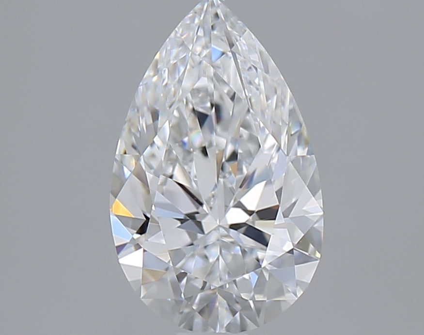 1.57 Carat Pear Shaped, Ideal Cut, D Color, VVS1 Clarity, IGI Certified Lab Grown Diamond