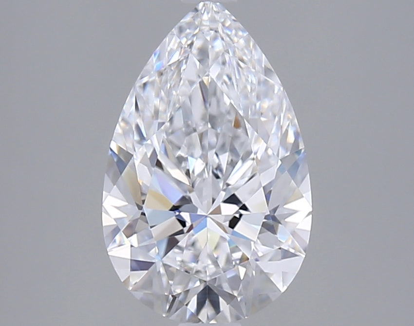 2.05 Carat Pear Shaped, Ideal Cut, D Color, VVS1 Clarity, IGI Certified Lab Grown Diamond