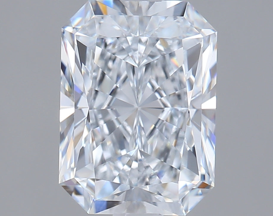 2.01 Carat Radiant Shaped, Ideal Cut, F Color, VVS2 Clarity, IGI Certified Lab Grown Diamond