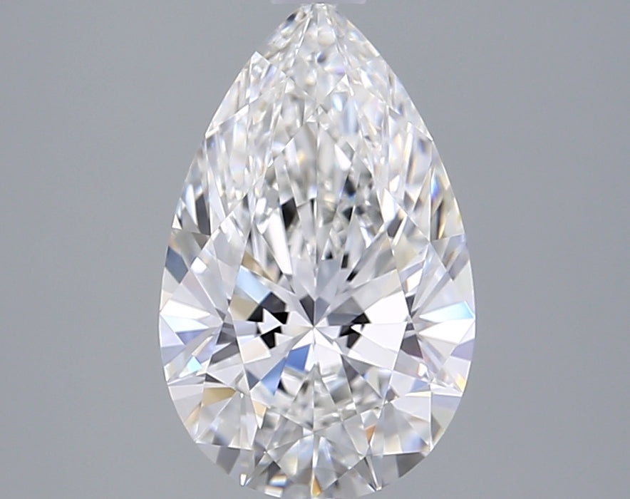 2.05 Carat Pear Shaped, Ideal Cut, E Color, VVS1 Clarity, IGI Certified Lab Grown Diamond