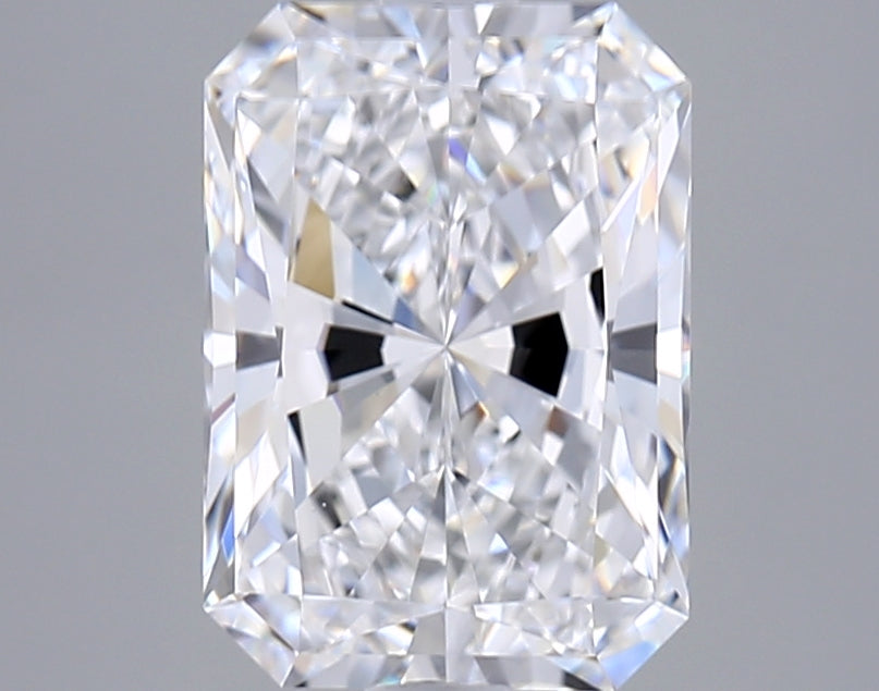 2.49 Carat Radiant Shaped, Ideal Cut, D Color, VS1 Clarity, IGI Certified Lab Grown Diamond