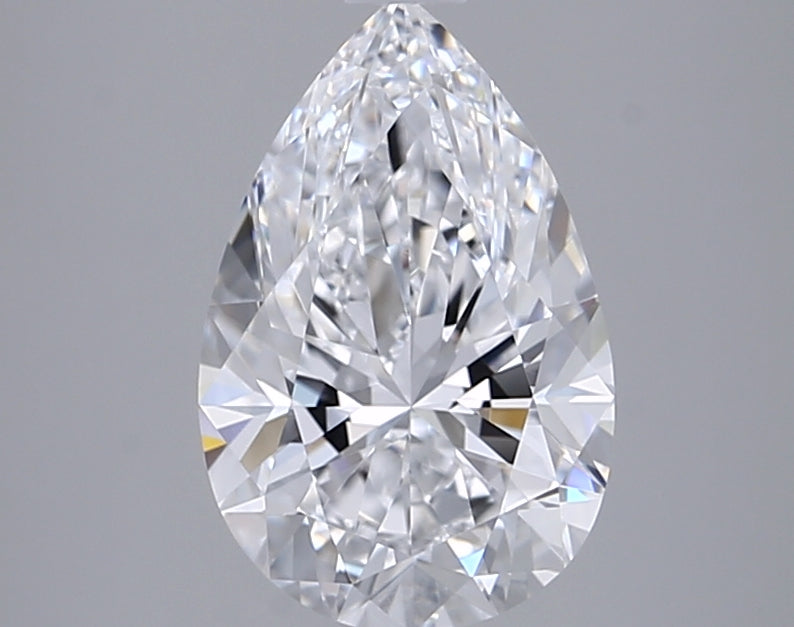2.52 Carat Pear Shaped, Excellent Cut, D Color, VVS1 Clarity, IGI Certified Lab Grown Diamond