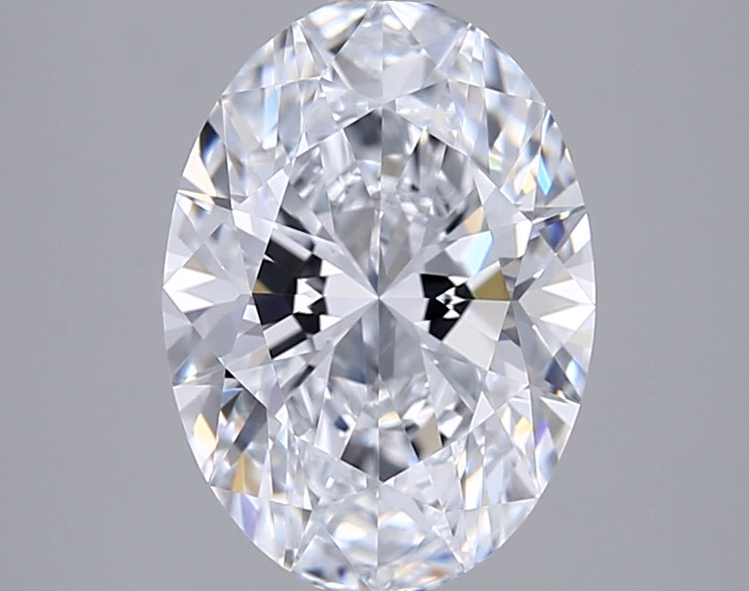 2.20 Carat Oval Shaped, Ideal Cut, E Color, VVS1 Clarity, IGI Certified Lab Grown Diamond
