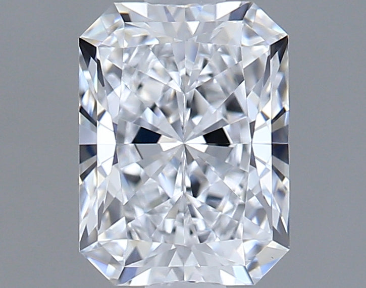 1.08 Carat Radiant Shaped, Ideal Cut, D Color, VVS2 Clarity, IGI Certified Lab Grown Diamond