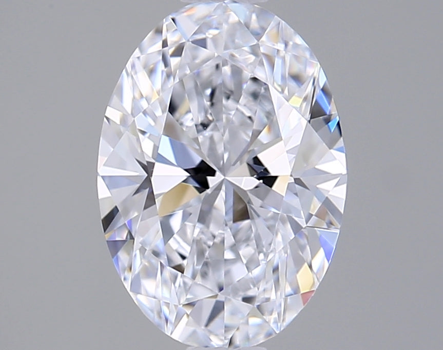1.24 Carat Oval Shaped, Ideal Cut, E Color, VVS2 Clarity, IGI Certified Lab Grown Diamond