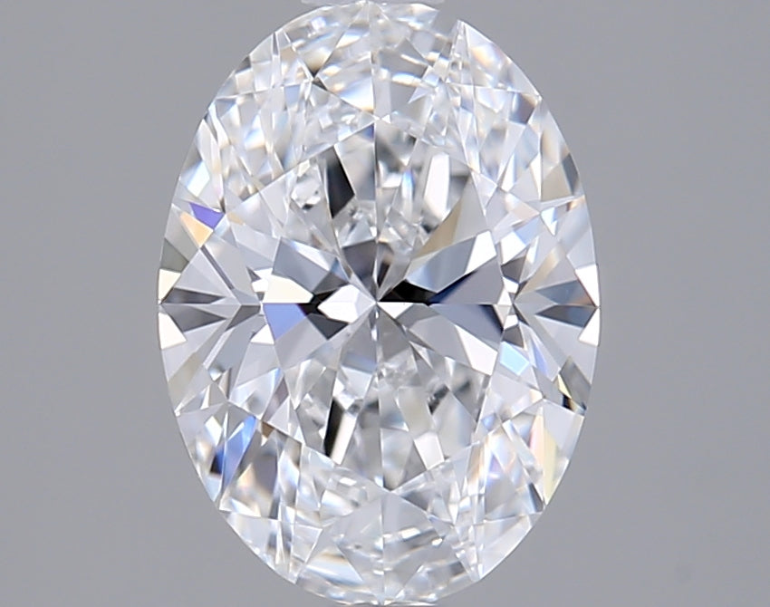 1.53 Carat Oval Shaped, Ideal Cut, D Color, VVS2 Clarity, IGI Certified Lab Grown Diamond