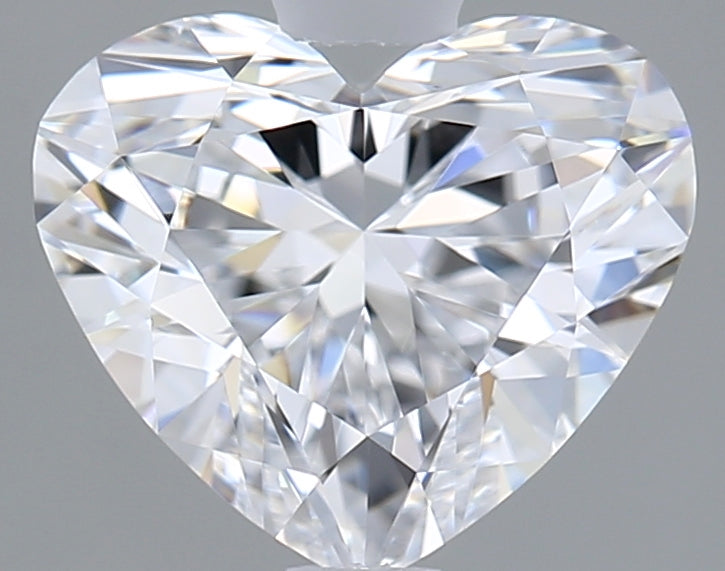 1.51 Carat Heart Shaped, Ideal Cut, D Color, VVS2 Clarity, IGI Certified Lab Grown Diamond