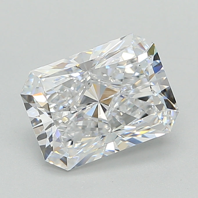 2.03 Carat Radiant Shaped, Ideal Cut, D Color, VVS1 Clarity, IGI Certified Lab Grown Diamond