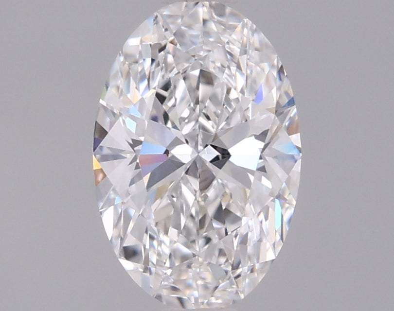 0.99 Carat Oval Shaped, Ideal Cut, D Color, VVS2 Clarity, IGI Certified Lab Grown Diamond