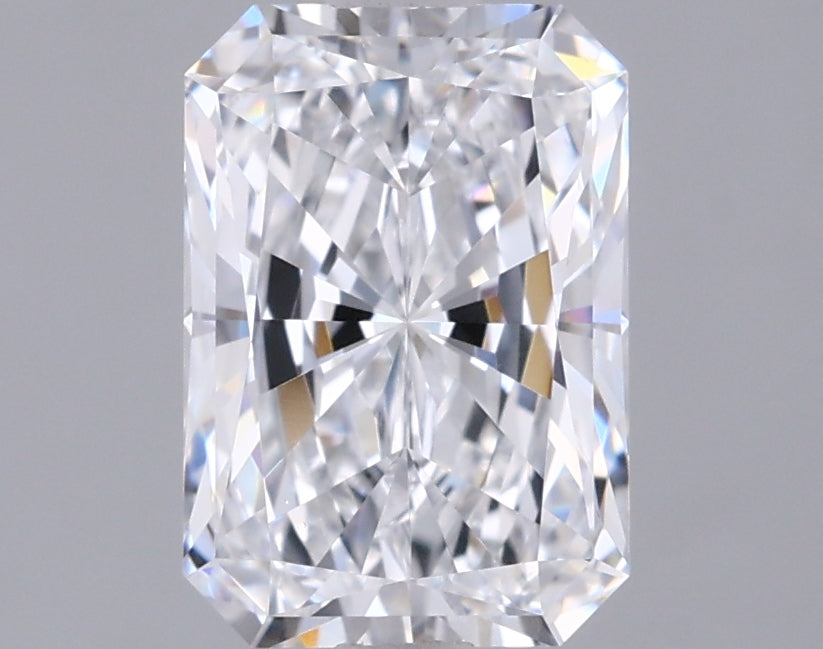 1.49 Carat Radiant Shaped, Ideal Cut, D Color, VS1 Clarity, IGI Certified Lab Grown Diamond