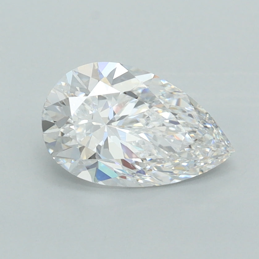 1.03 Carat Pear Shaped, Excellent Cut, D Color, VVS1 Clarity, IGI Certified Lab Grown Diamond