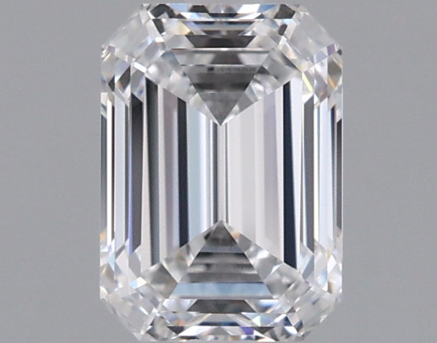 1.06 Carat Emerald Shaped, Ideal Cut, D Color, VVS1 Clarity, IGI Certified Lab Grown Diamond