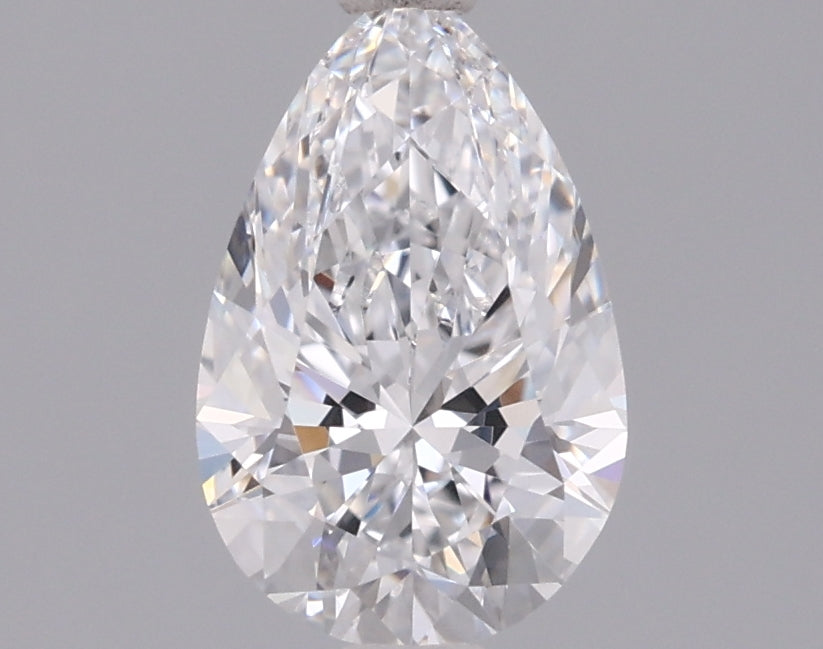 1.05 Carat Pear Shaped, Ideal Cut, D Color, VVS2 Clarity, IGI Certified Lab Grown Diamond