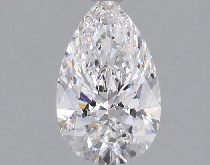 1.04 Carat Pear Shaped, Excellent Cut, D Color, VVS2 Clarity, IGI Certified Lab Grown Diamond