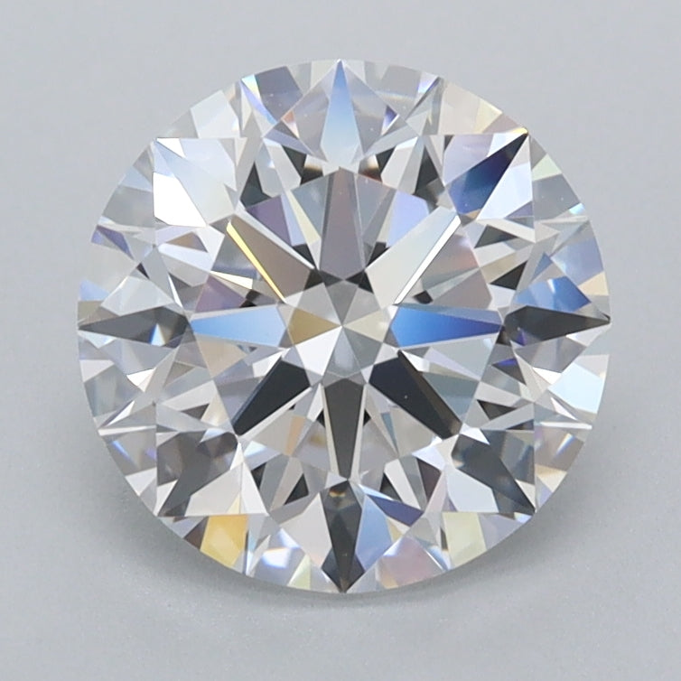 1.96 Carat Round Shaped, Ideal Cut, D Color, FL Clarity, IGI Certified Lab Grown Diamond