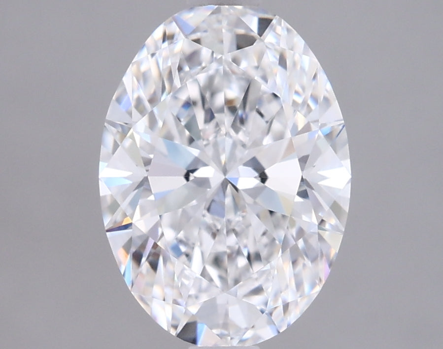1.54 Carat Oval Shaped, Ideal Cut, D Color, VVS1 Clarity, IGI Certified Lab Grown Diamond