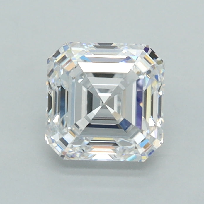 1.07 Carat Asscher Shaped, Ideal Cut, D Color, VVS1 Clarity, IGI Certified Lab Grown Diamond
