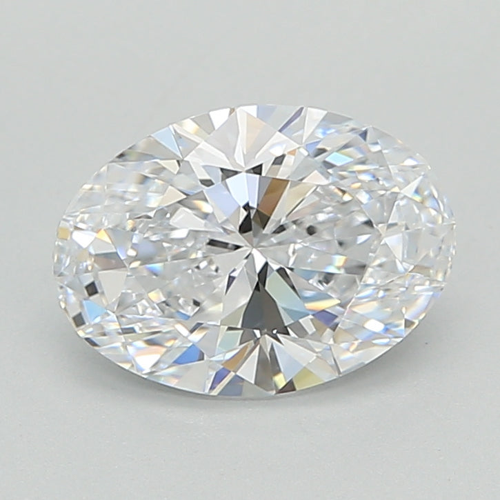 2.06 Carat Oval Shaped, Excellent Cut, D Color, VVS1 Clarity, IGI Certified Lab Grown Diamond