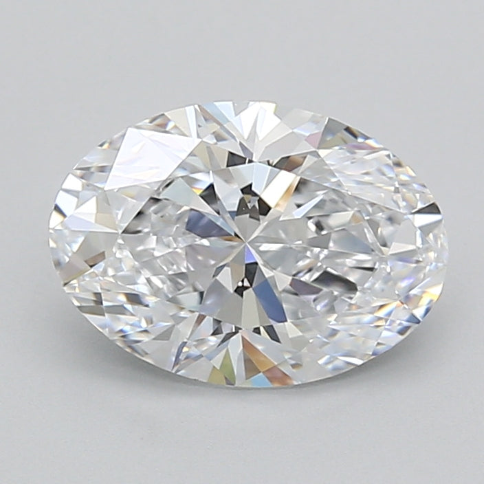 2.53 Carat Oval Shaped, Ideal Cut, D Color, VVS1 Clarity, IGI Certified Lab Grown Diamond