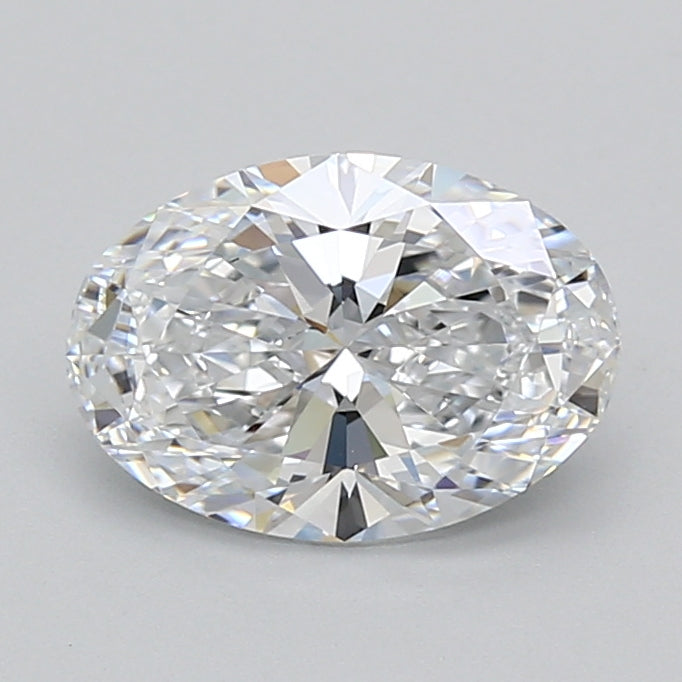 2.10 Carat Oval Shaped, Ideal Cut, D Color, VVS1 Clarity, IGI Certified Lab Grown Diamond