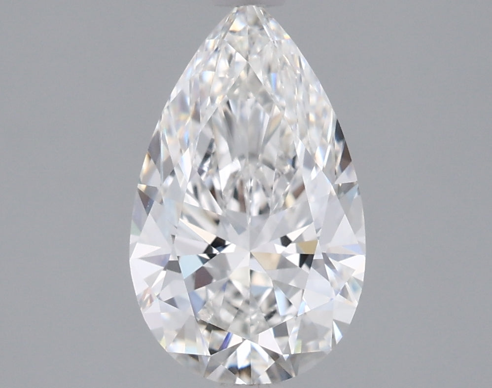1.57 Carat Pear Shaped, Ideal Cut, E Color, VVS2 Clarity, IGI Certified Lab Grown Diamond