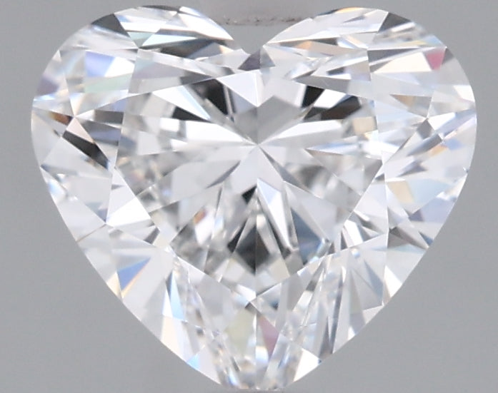 1.50 Carat Heart Shaped, Ideal Cut, D Color, VVS2 Clarity, IGI Certified Lab Grown Diamond