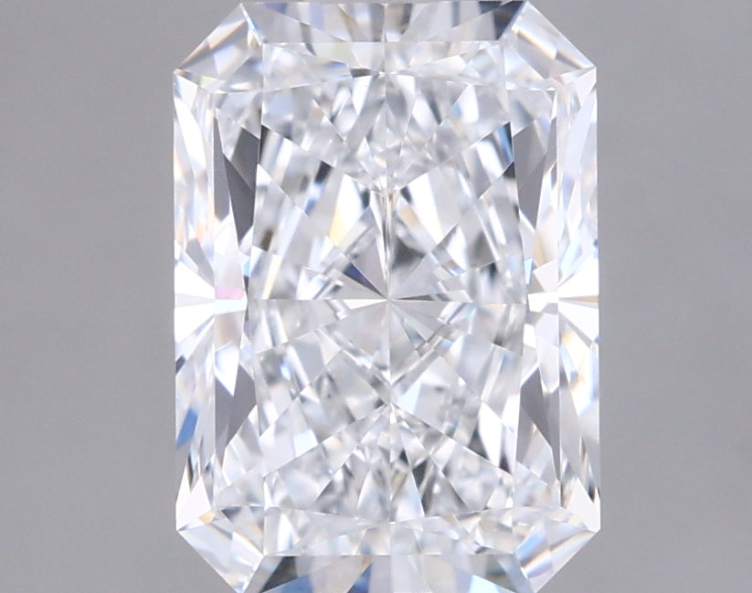 1.64 Carat Radiant Shaped, Ideal Cut, D Color, VS1 Clarity, IGI Certified Lab Grown Diamond