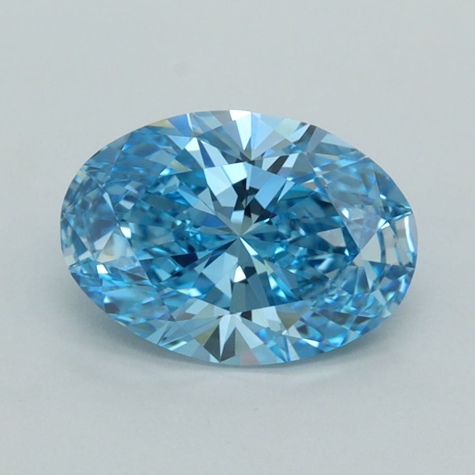 2.02 Carat Oval Shaped, Ideal Cut, VVS2 Clarity, IGI Certified Lab Grown Diamond