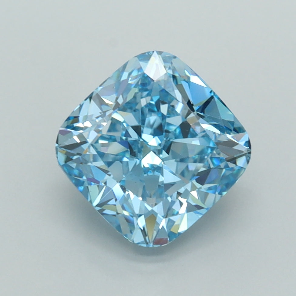 2.53 Carat Cushion Shaped, Ideal Cut, VVS1 Clarity, IGI Certified Lab Grown Diamond