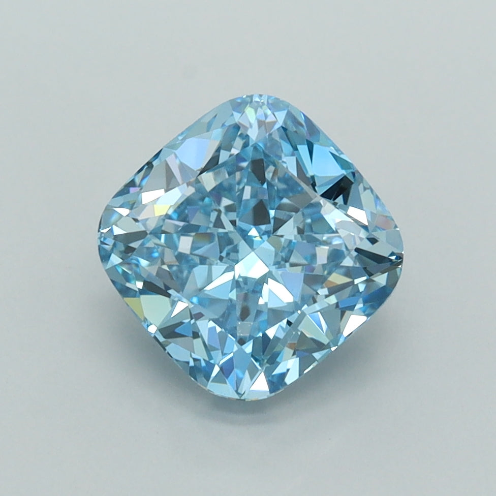 2.03 Carat Cushion Shaped, Ideal Cut, VVS1 Clarity, IGI Certified Lab Grown Diamond