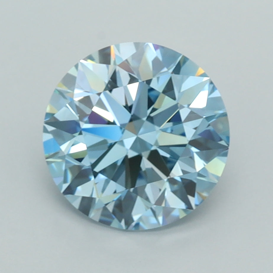 2.54 Carat Round Shaped, Ideal Cut, VVS2 Clarity, IGI Certified Lab Grown Diamond