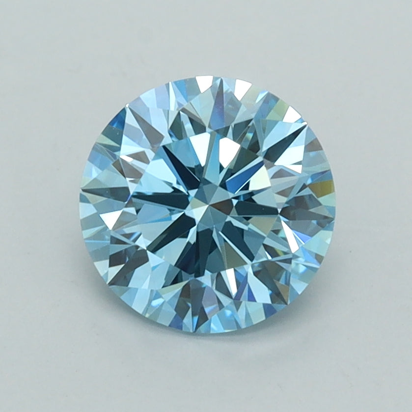 1.41 Carat Round Shaped, Ideal Cut, VVS2 Clarity, IGI Certified Lab Grown Diamond
