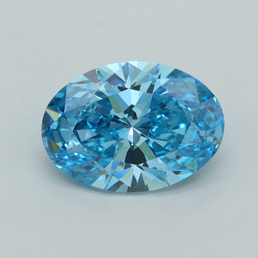 1.32 Carat Oval Shaped, Ideal Cut, VVS2 Clarity, IGI Certified Lab Grown Diamond