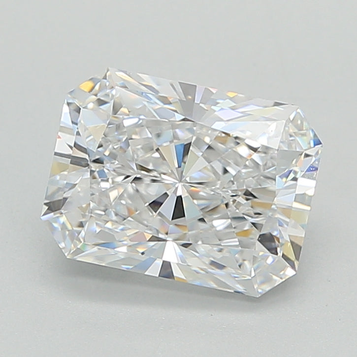 2.52 Carat Radiant Shaped, Ideal Cut, D Color, VVS1 Clarity, IGI Certified Lab Grown Diamond