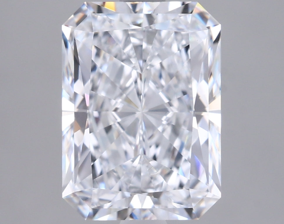 2.56 Carat Radiant Shaped, Ideal Cut, E Color, VVS1 Clarity, IGI Certified Lab Grown Diamond