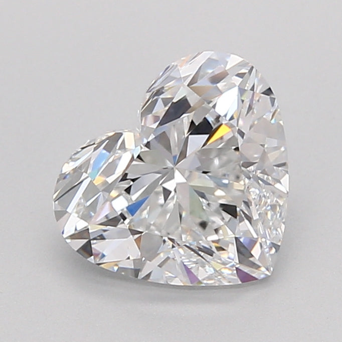 2.02 Carat Heart Shaped, Ideal Cut, D Color, VVS1 Clarity, IGI Certified Lab Grown Diamond