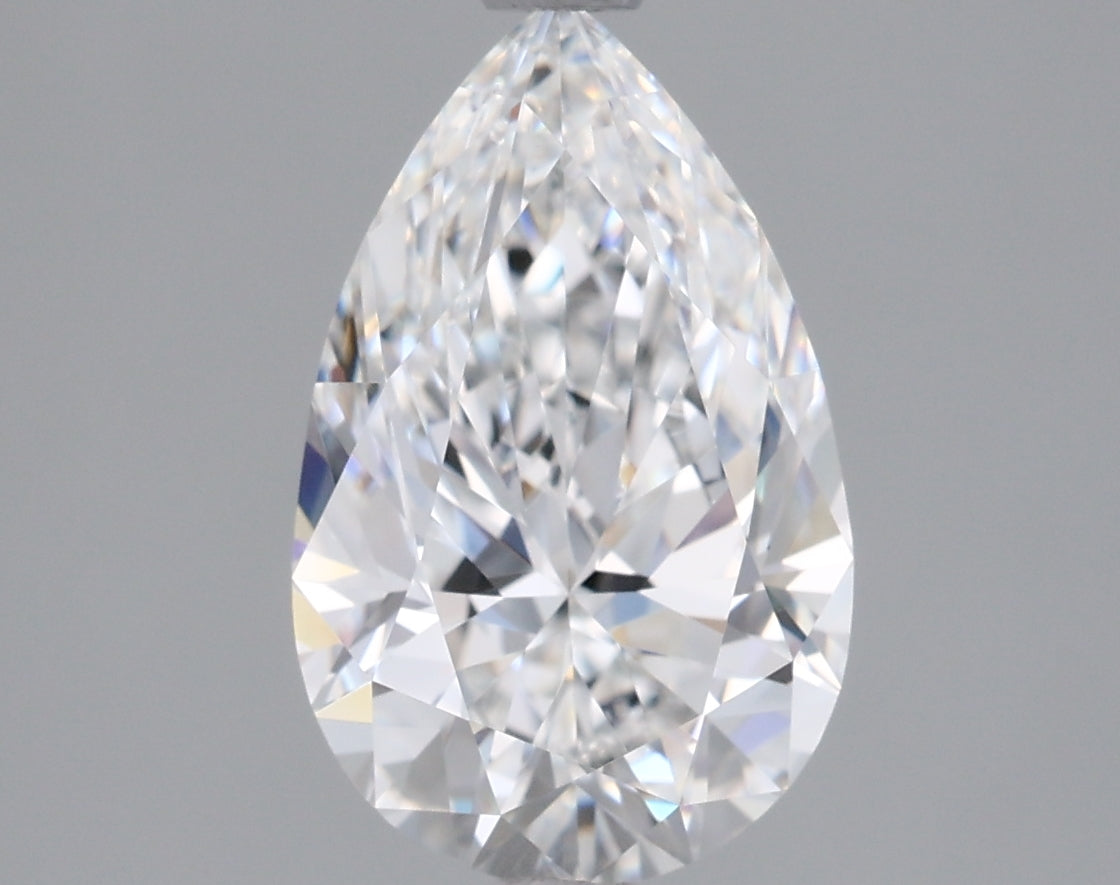 2.01 Carat Pear Shaped, Ideal Cut, E Color, VVS1 Clarity, IGI Certified Lab Grown Diamond