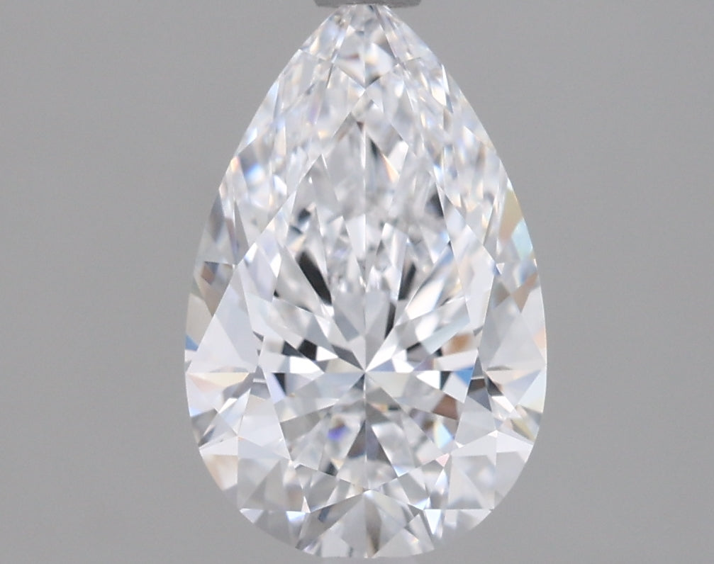 1.53 Carat Pear Shaped, Excellent Cut, D Color, VVS1 Clarity, IGI Certified Lab Grown Diamond
