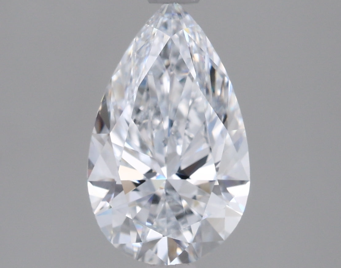 1.56 Carat Pear Shaped, Ideal Cut, E Color, VVS1 Clarity, IGI Certified Lab Grown Diamond