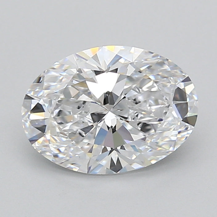 2.53 Carat Oval Shaped, Ideal Cut, D Color, VVS1 Clarity, IGI Certified Lab Grown Diamond