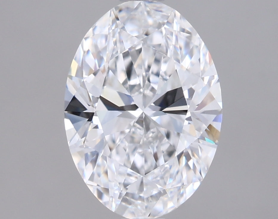 1.56 Carat Oval Shaped, Ideal Cut, D Color, VS1 Clarity, IGI Certified Lab Grown Diamond
