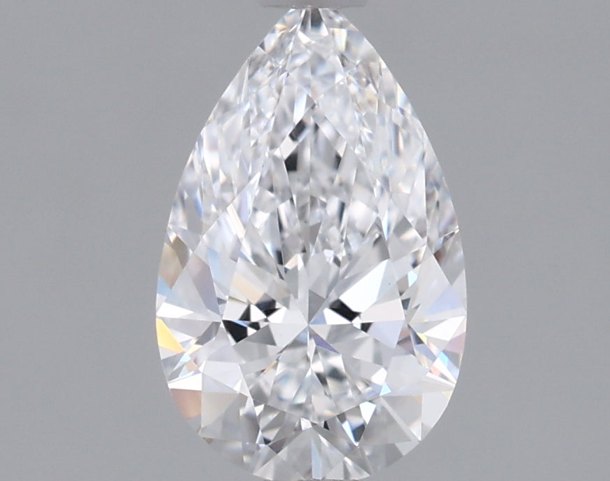 1.04 Carat Pear Shaped, Ideal Cut, D Color, VVS2 Clarity, IGI Certified Lab Grown Diamond