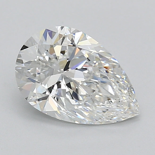 2.01 Carat Pear Shaped, Ideal Cut, D Color, VVS1 Clarity, IGI Certified Lab Grown Diamond