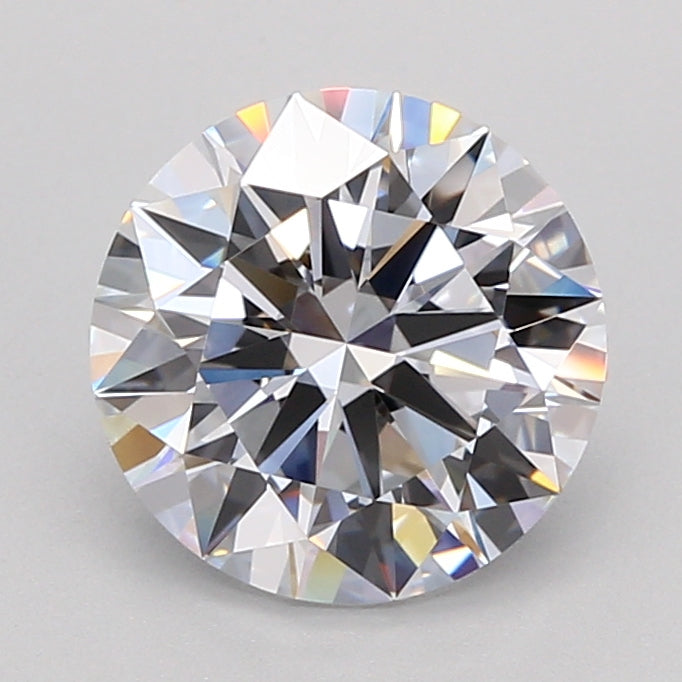 2.51 Carat Round Shaped, Ideal Cut, D Color, VVS1 Clarity, IGI Certified Lab Grown Diamond