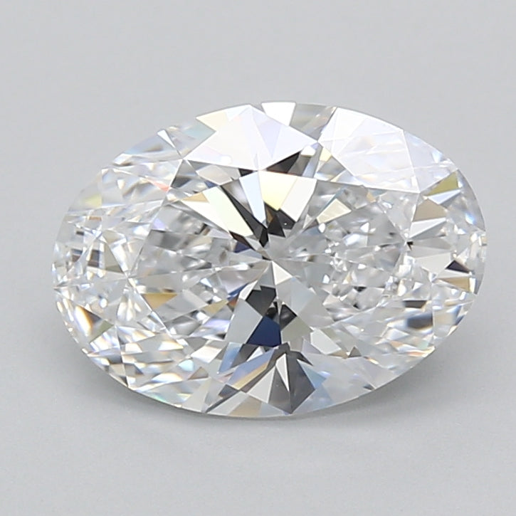 2.92 Carat Oval Shaped, Ideal Cut, D Color, VVS1 Clarity, IGI Certified Lab Grown Diamond