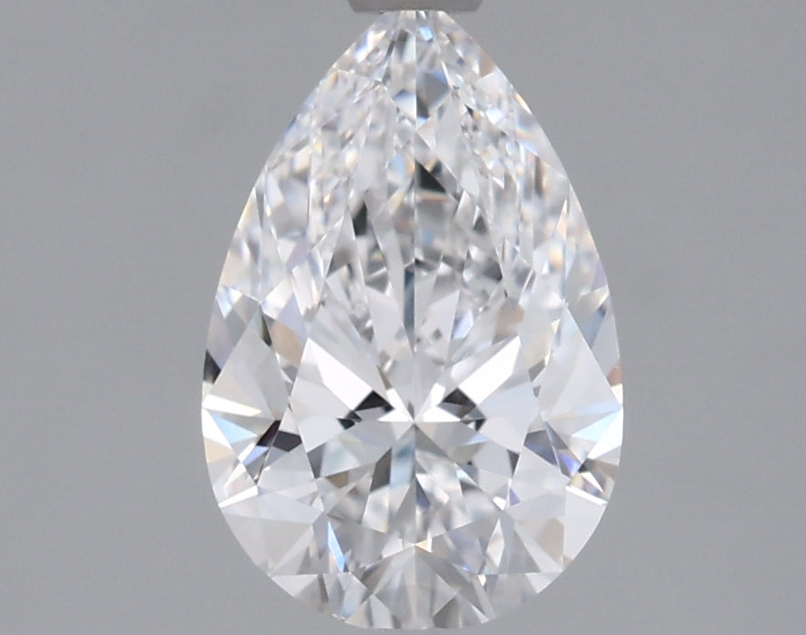 1.36 Carat Pear Shaped, Ideal Cut, D Color, VS1 Clarity, IGI Certified Lab Grown Diamond